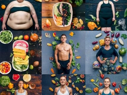 A visual timeline depicting the journey to optimal health through macronutrient awareness and informed choices.