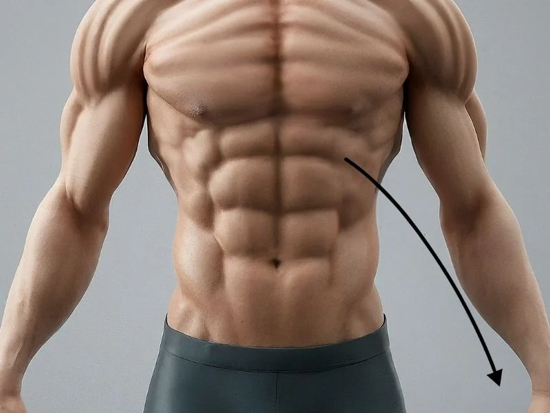 A graph showing the increase in RMR with increased muscle mass]