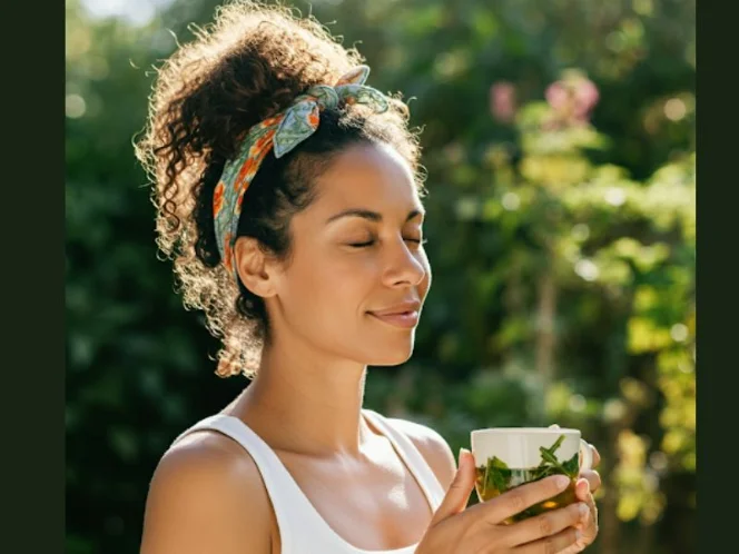 A person engaged in a relaxing activity, showcasing the importance of stress management for gut health
