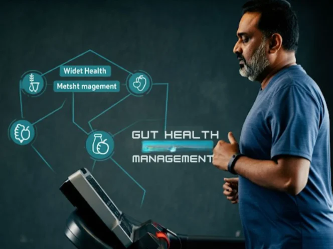 A person exercising, highlighting the connection between gut health, metabolism, and weight management