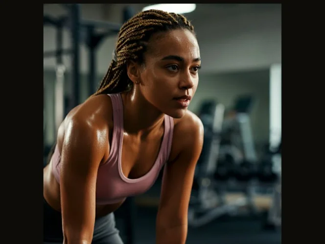 A person gradually increasing the intensity or duration of their HIIT workouts over time