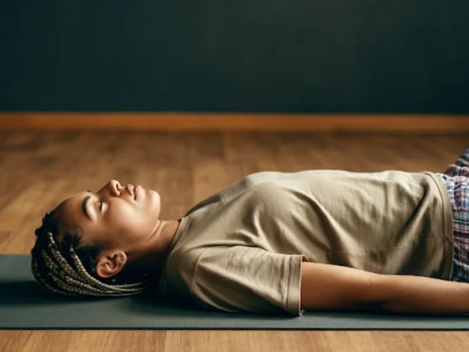 A person taking a rest day, relaxing and rejuvenating their body