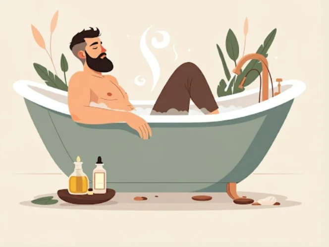 A person taking a rest day, relaxing and rejuvenating their body