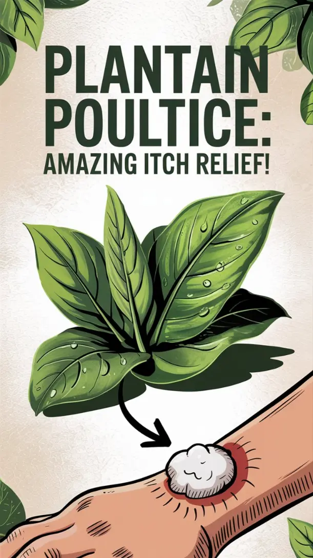 Plantain Poultice- AMAZING Itch Relief!'