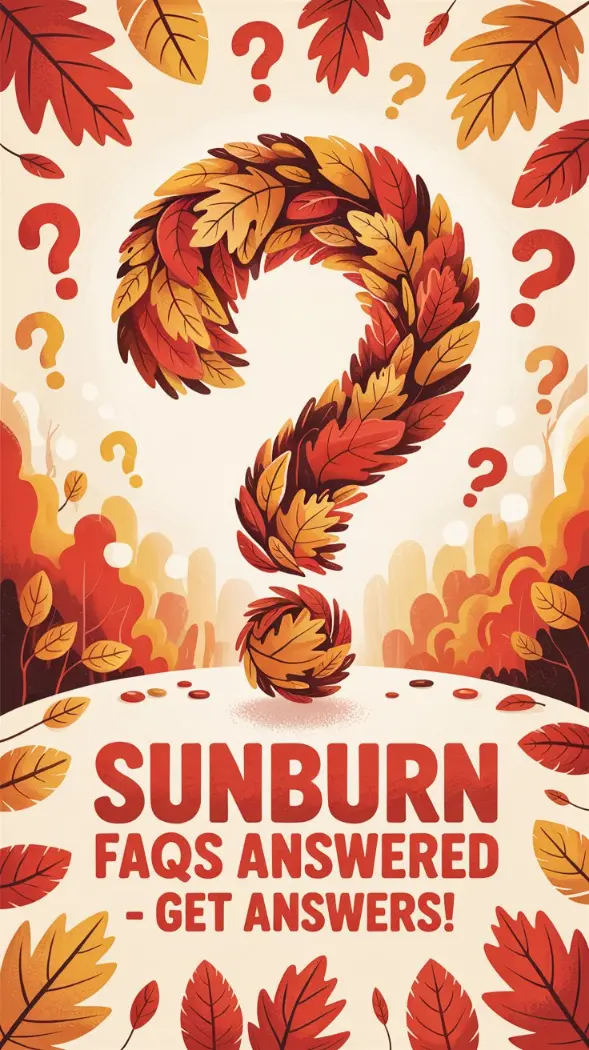 A friendly, inviting image perhaps showing question marks mixed with natural elements like leaves or water droplets.