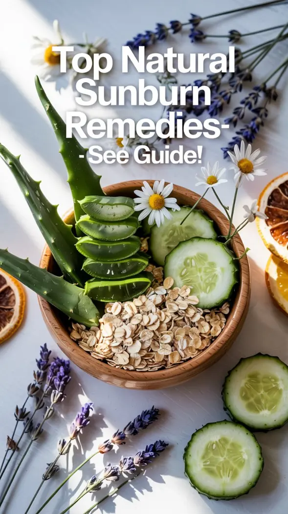 Top Natural Sunburn Remedies - See Guide! 8