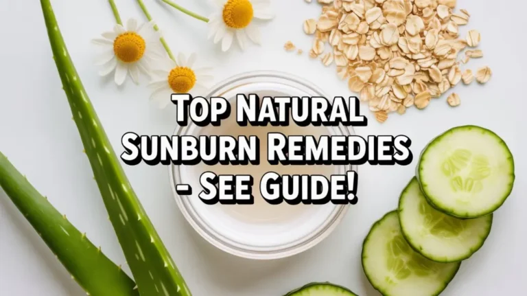 Natural Remedies for sunburn new